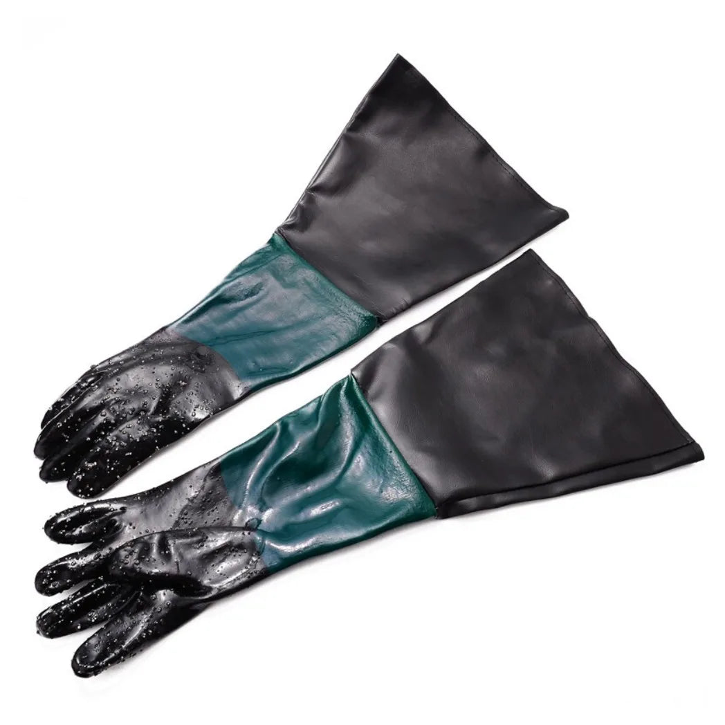 Sandblasting Non Slip Gloves 60cm for Sand Blast Cabinet Blasting
