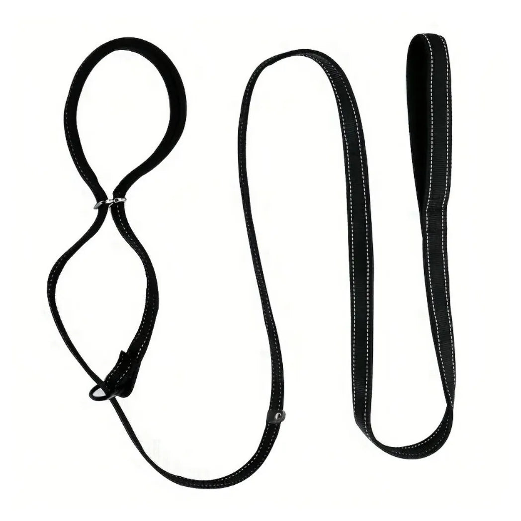 Figure of 8 Dog Lead Dog Lead with Soft Comfy Padded Loop Handle and Nose Pads