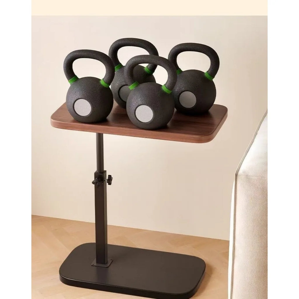Adjustable C-Shaped Sofa Side End Table Coffee Laptop Table Living Room Bedroom