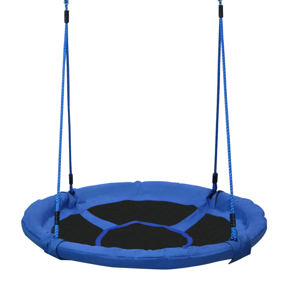 Round Swing Kids Game Spin Rope Playground Steel 100cm Playroom HOMCOM