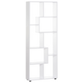 Multipurpose 8-Grid Bookshelf Decorative Shelf, Bathroom, Kitchen White