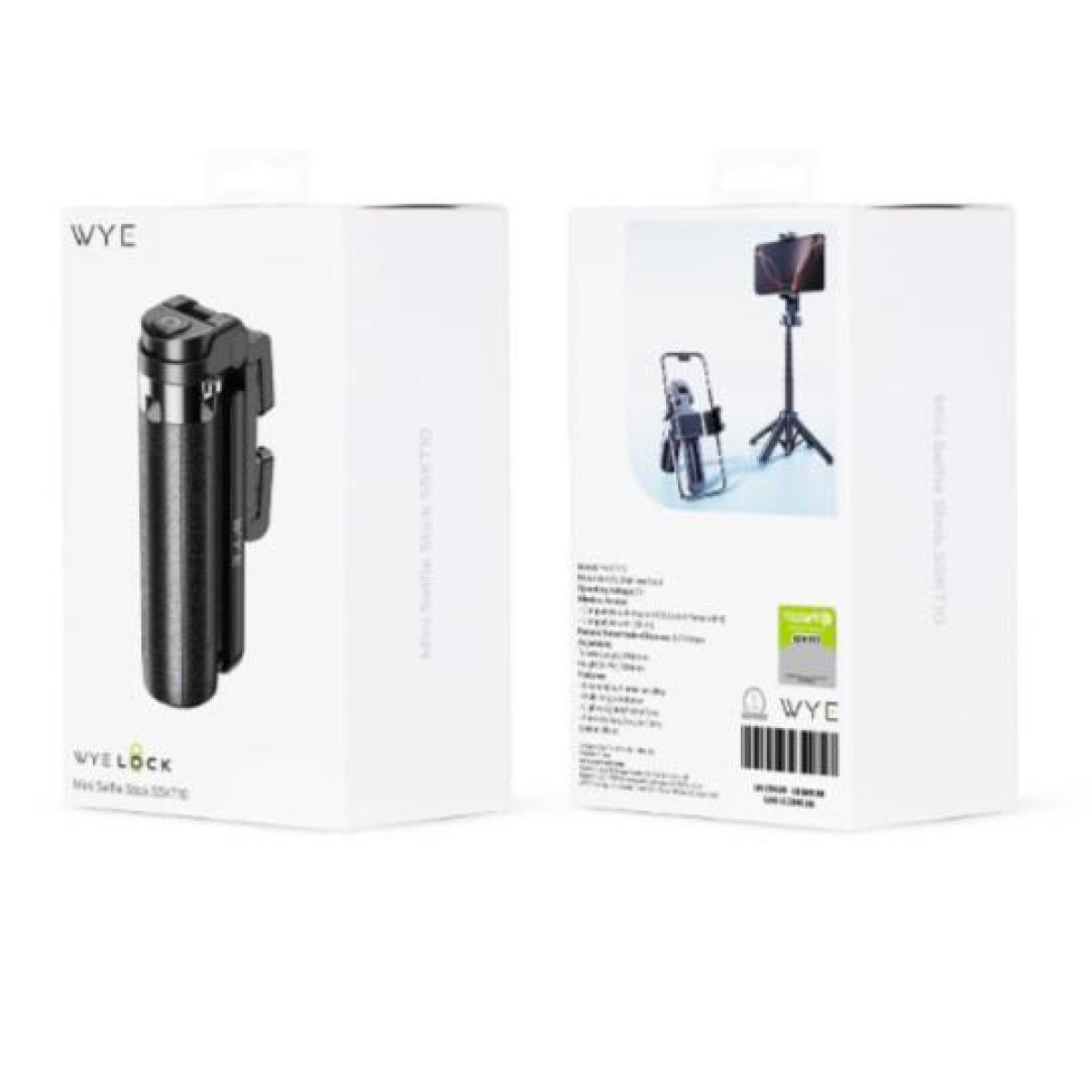 WyeLock Extendable Multi-Angle Rotation Mini Selfi-Stick STK10