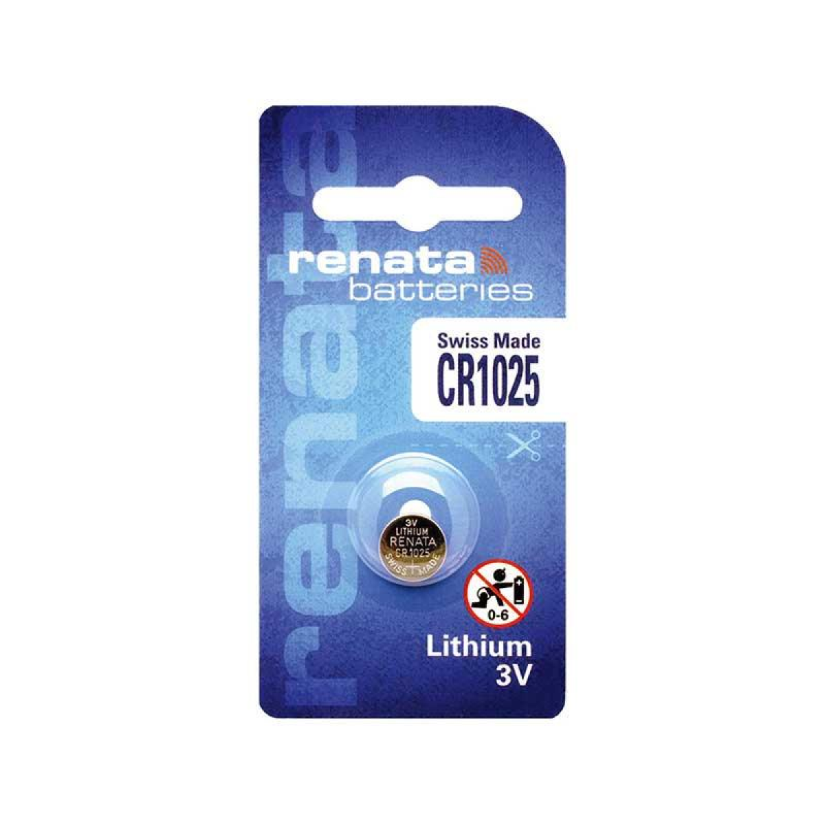 Renata CR1025 Lithium Watch Battery (1PC)