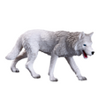 Arctic Wolf Toy  Realistic Wildlife Animal Figure