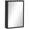 kleankin Wall Mounted Bathroom Cabinet with Mirror and Storage Shelves