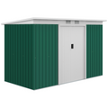 9ft x 4.25ft Garden Metal Storage Shed Equipment Tool Box Ventilation & Doors
