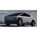 WSTER Wireless Bluetooth 15w Tesla Model Car Speaker with TF/USB/FM