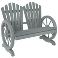 Elegant Grey Outdoor Chair with Ergonomic Support and Strong Design