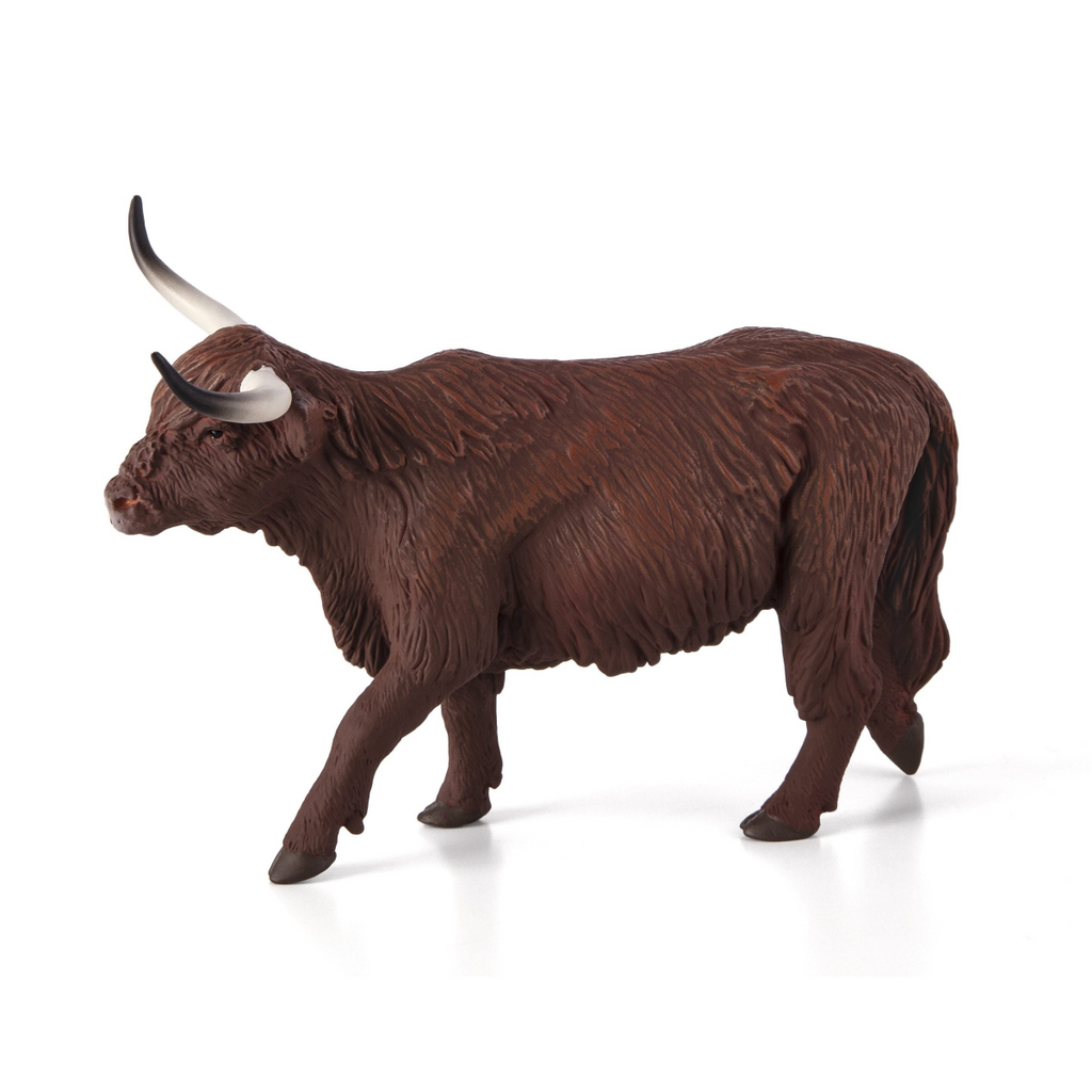 Highland Cow Toy  Realistic Farm Animal Model