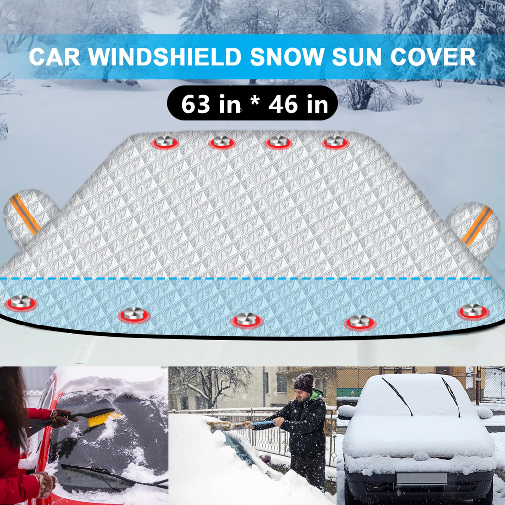 Magnetic Car Windscreen Windshield Frost Ice Snow  Window Mirror Protector Cover