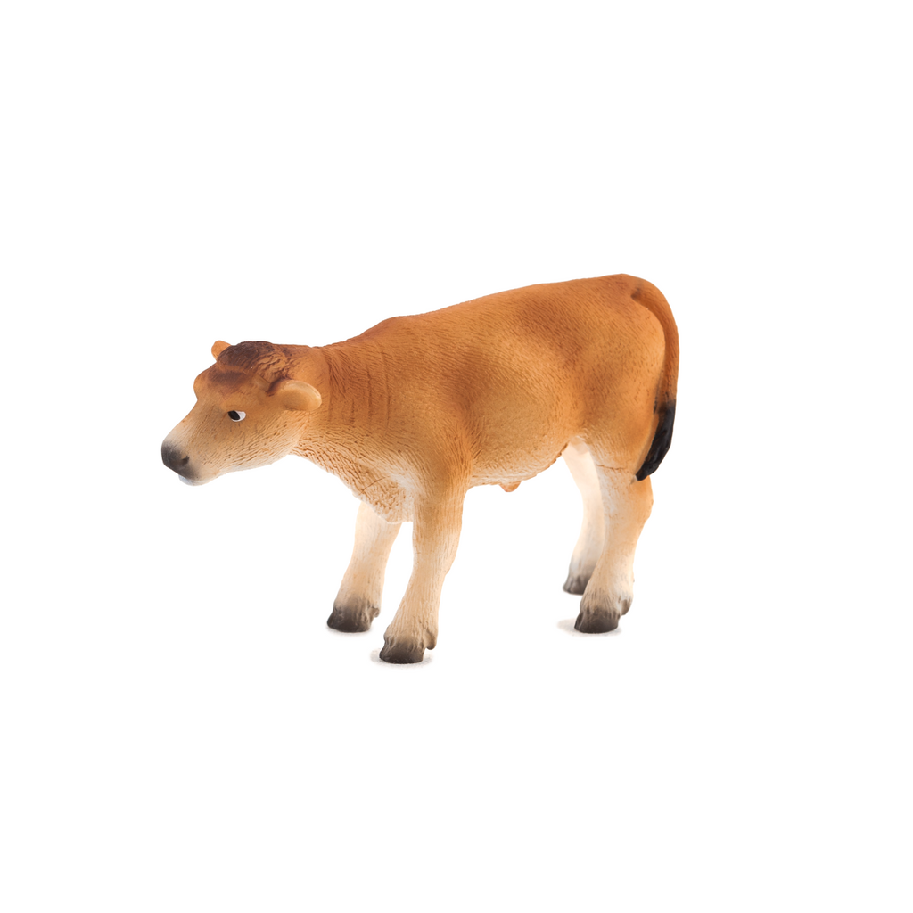 Jersey Calf Standing Toy  Realistic Farm Animal Model