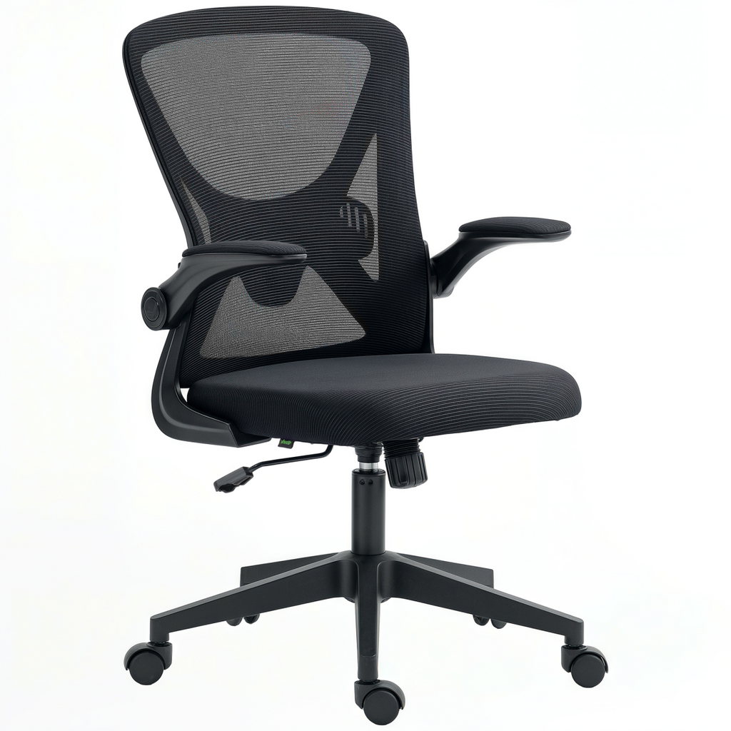 Vinsetto Mesh Office Chair Computer Chair with Lumbar Support, Swivel Wheels