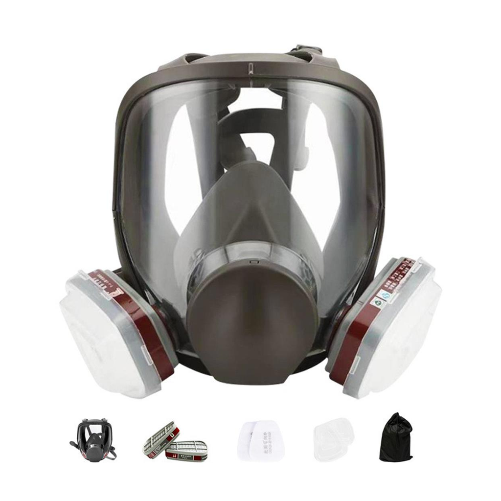 Reusable Full Face Mask Respirator for Woodworking Painting Welding Mask