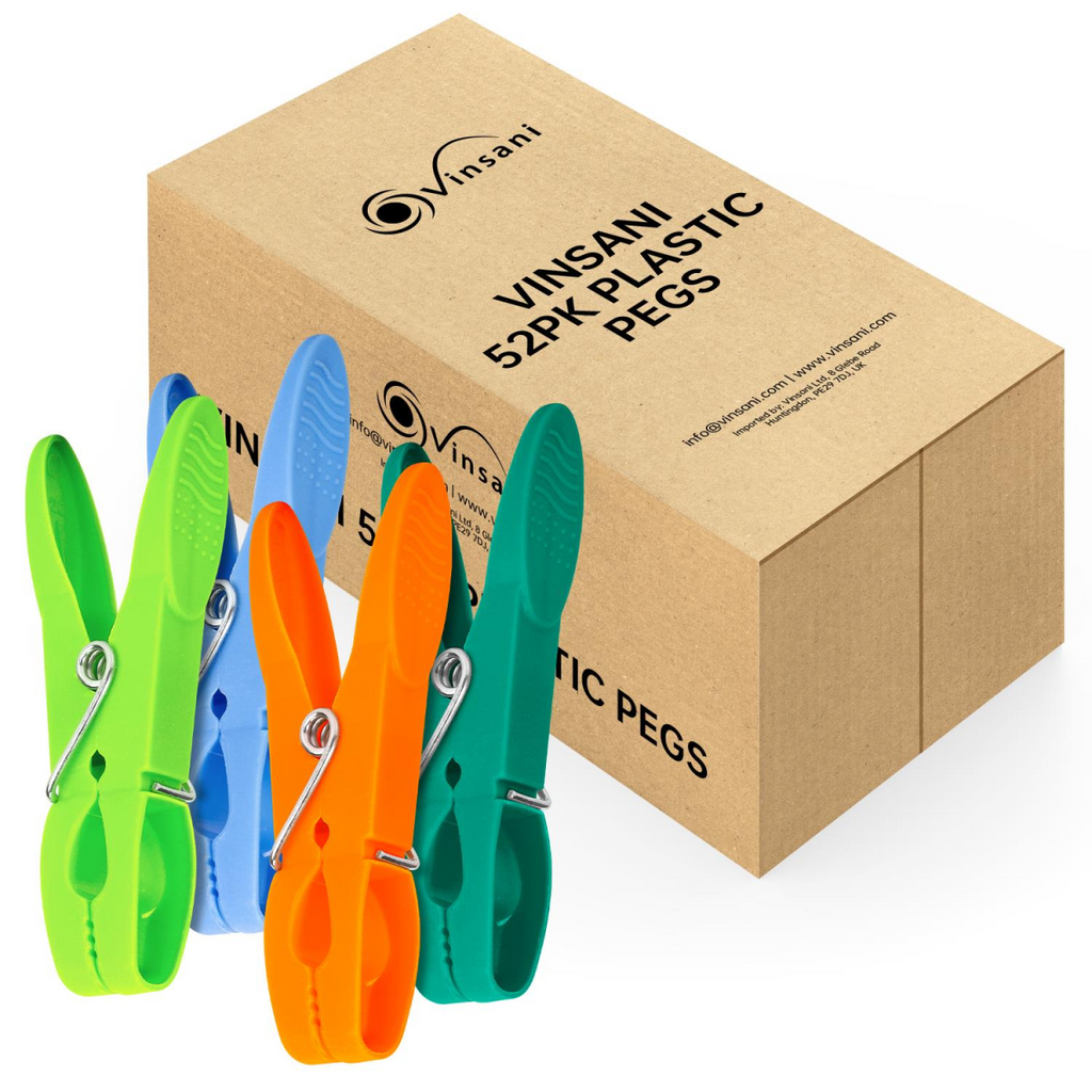 Vinsani 52Pk Plastic Pegs