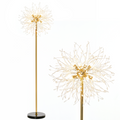HOMCOM Modern Floor Lamp with Dandelion-like Lampshade for Bedroom