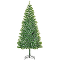 7ft Indoor Christmas Tree Artificial Deco Xmas Gift Metal Stand 968 Tips