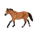 Quarter Horse Buckskin Toy  Realistic Equestrian Figure