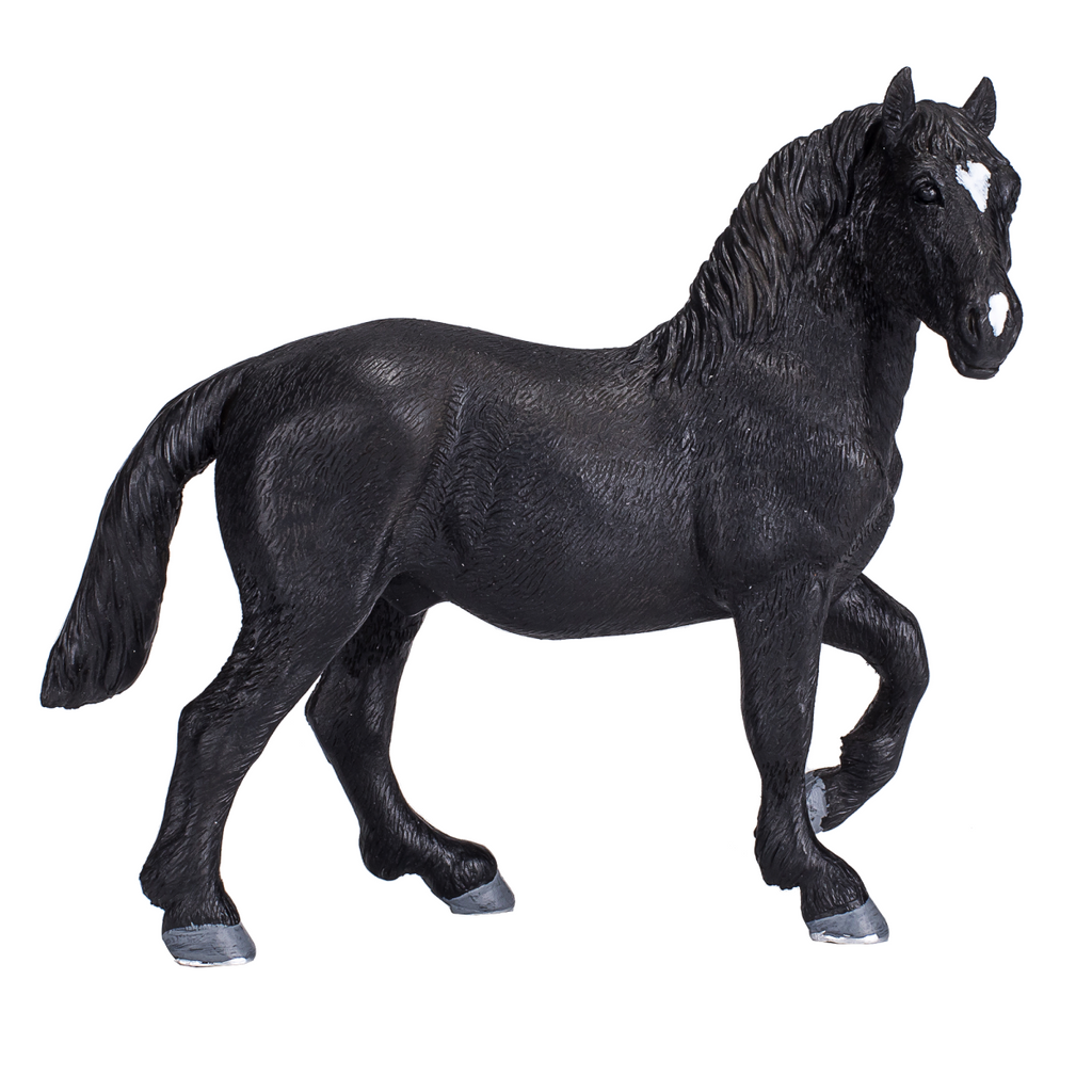 Percheron Horse Toy  Realistic Equestrian Model