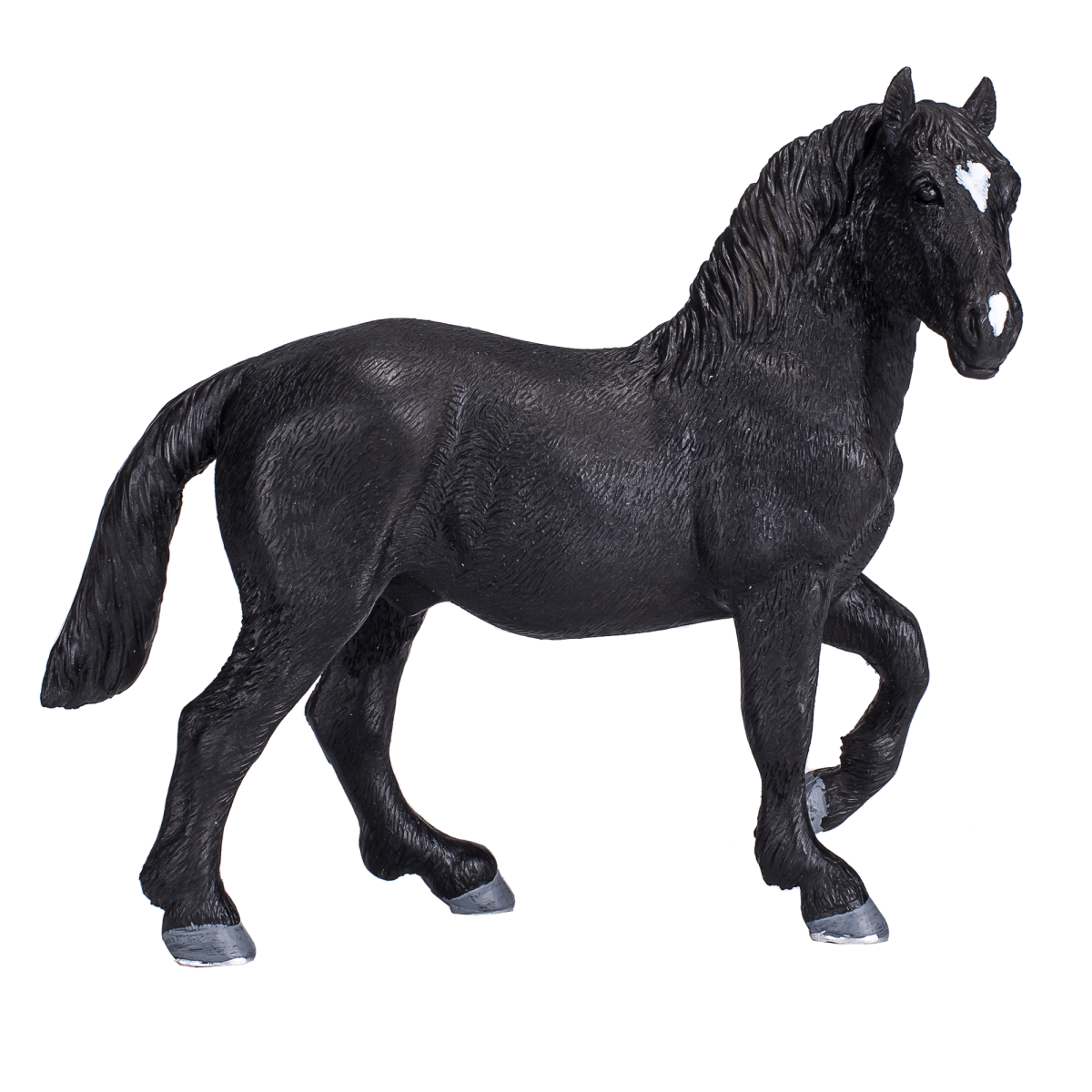 Percheron Horse Toy  Realistic Equestrian Model