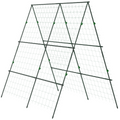 Outsunny A-Frame Trellis Plant Support for Vegetables, Flowers, Fruit