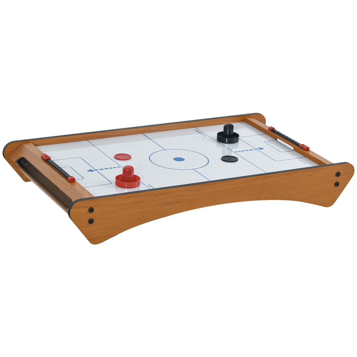 Mini Air Hockey Tabletop Game w/ 2 Pucks Pushers Fan Scoreboard  HOMCOM