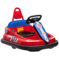 HOMCOM 6V Kids Bumper Car, 360-Degree Rotation Waltzer Car with 2 Speeds - Red