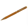 Imperial Wood Light Brown Gold Trim Ball Pen IMP341M