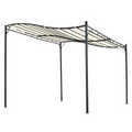 Wall Mounted Black Cream White 3x3 m Awning Metal Frame