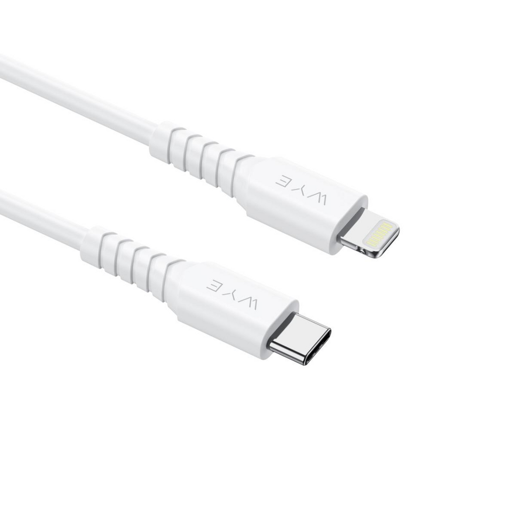 WYE USB-C to 8 Pin 20W Fast Charging & Data Cable 1m