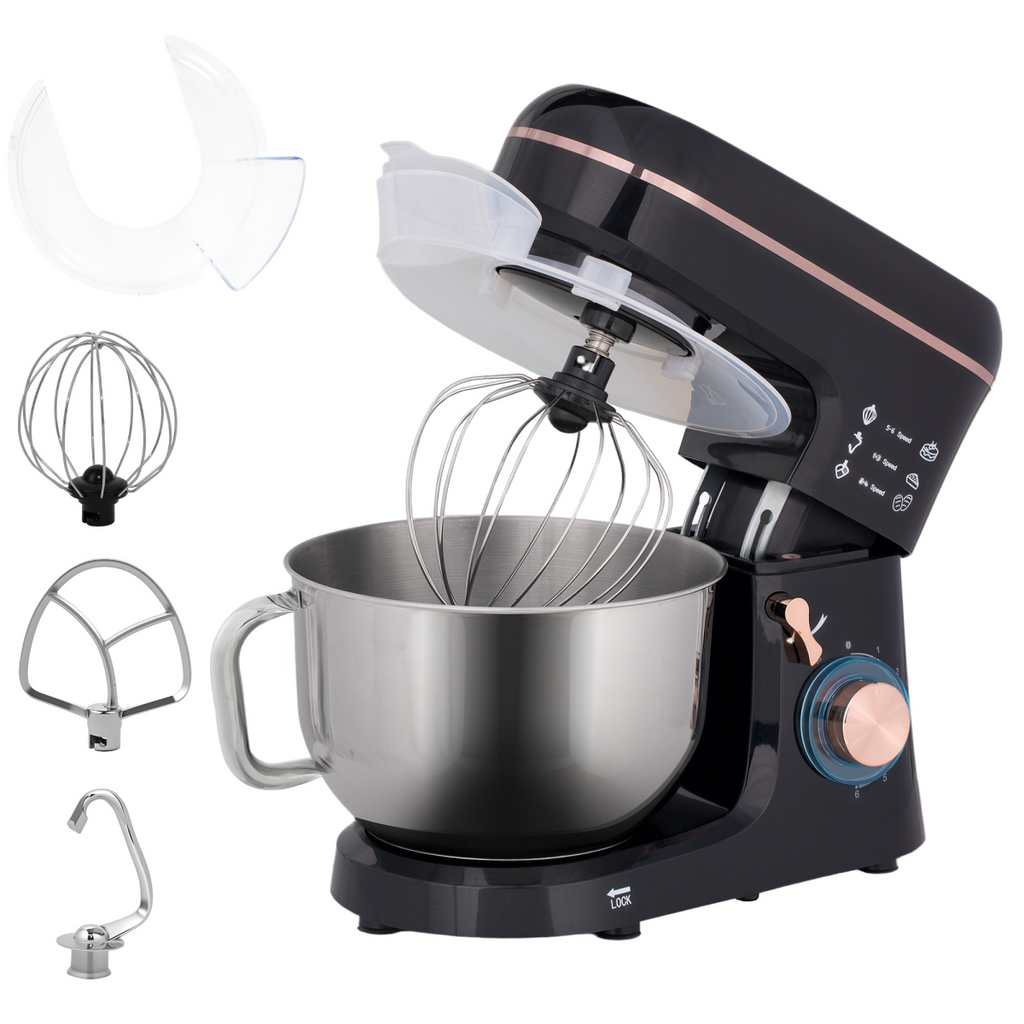 Powerful 1400W Stand Mixer with 5L Bowl & Versatile Speed Settings