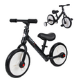Kids Balance Training Bike Toy with Stabilizers For Child 2-5 Years Black