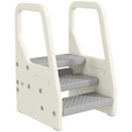 AIYAPLAY Toddler Tower, Adjustable 3 Step Kitchen Stool Helper for 2-5 Years