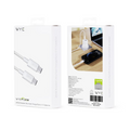 WYE 240W Braided Ultra Fast Charge/Sync C-C Cable 1m White