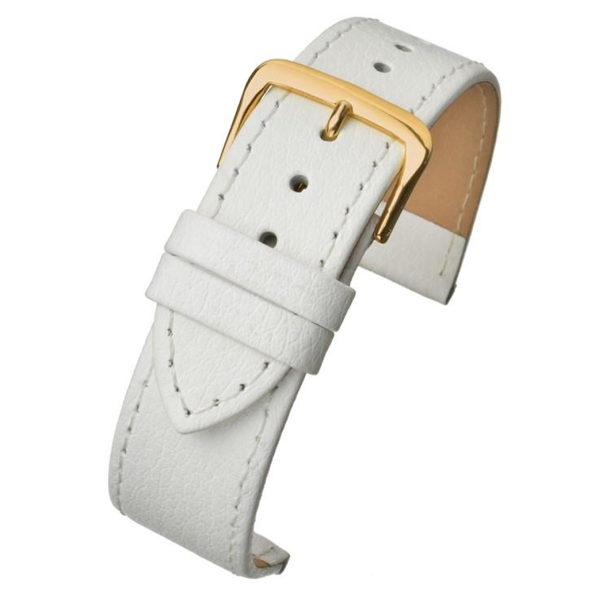 White Buffalo Grain Leather Watch Strap 24mm