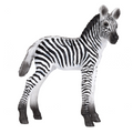 Zebra Foal Toy  Realistic African Wildlife Model