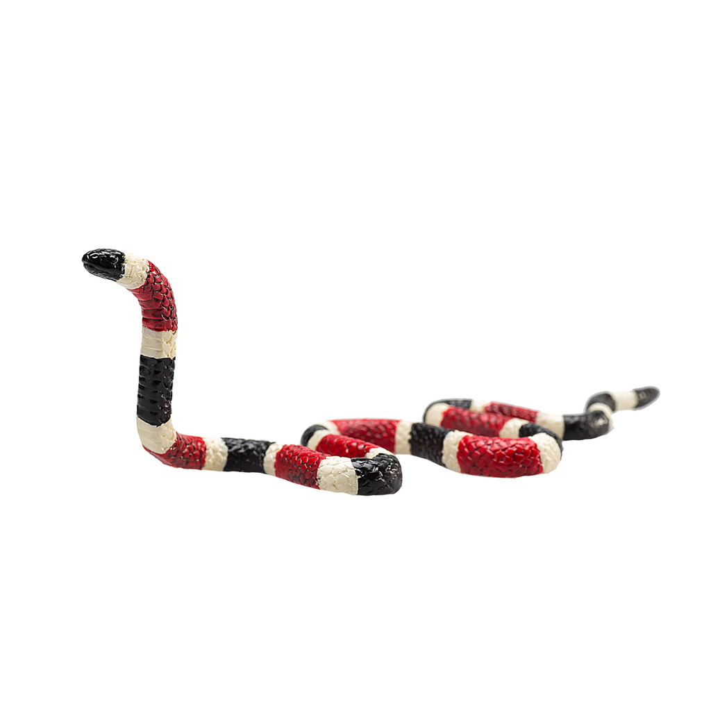 Coral Snake Toy  Realistic Reptile Figurine
