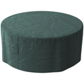 PVC Coated Large Round 600D Waterproof Outdoor Furniture Cover Green
