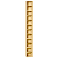 21L 75H cm Multimedia Shelf-Pine Wood Colour