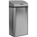 HOMCOM 48L Sensor Bin, Stainless Steel Kitchen Bin with Automatic Close