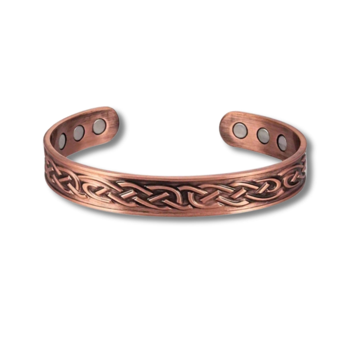 Men's Celtic Copper Bangle - Magnetic Energy