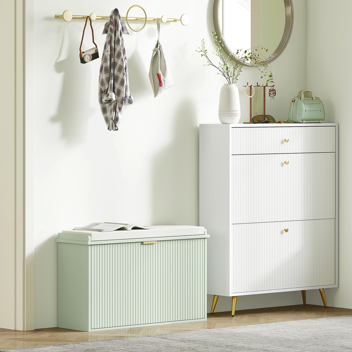 Shoe Storage Cabinet