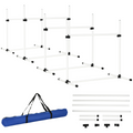 New Canine Agility Set Dog Jumping Training Obstacles Course Free Standing