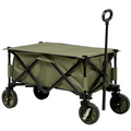 Folding Garden Trolley Collapsible Camping Trolley Steel with Folding Board