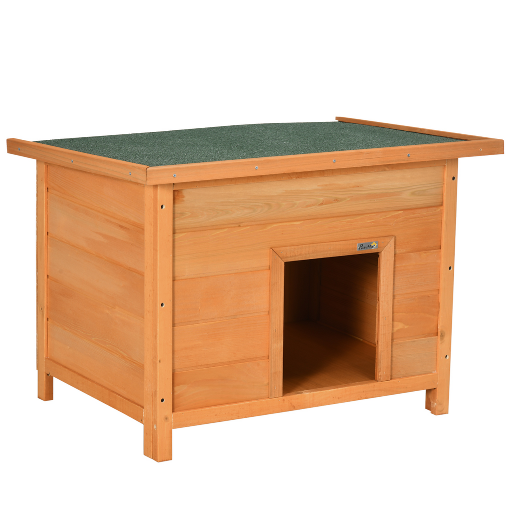 82cm Wooden Dog Kennel House Garden Shelter Backyard Waterproof Pet Supplies
