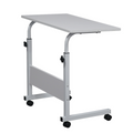 [Old code:92088120]Removable E1 15MM Chipboard & Steel Side Table with Baffle White L