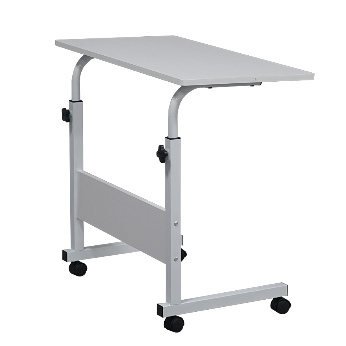 [Old code:92088120]Removable E1 15MM Chipboard & Steel Side Table with Baffle White L