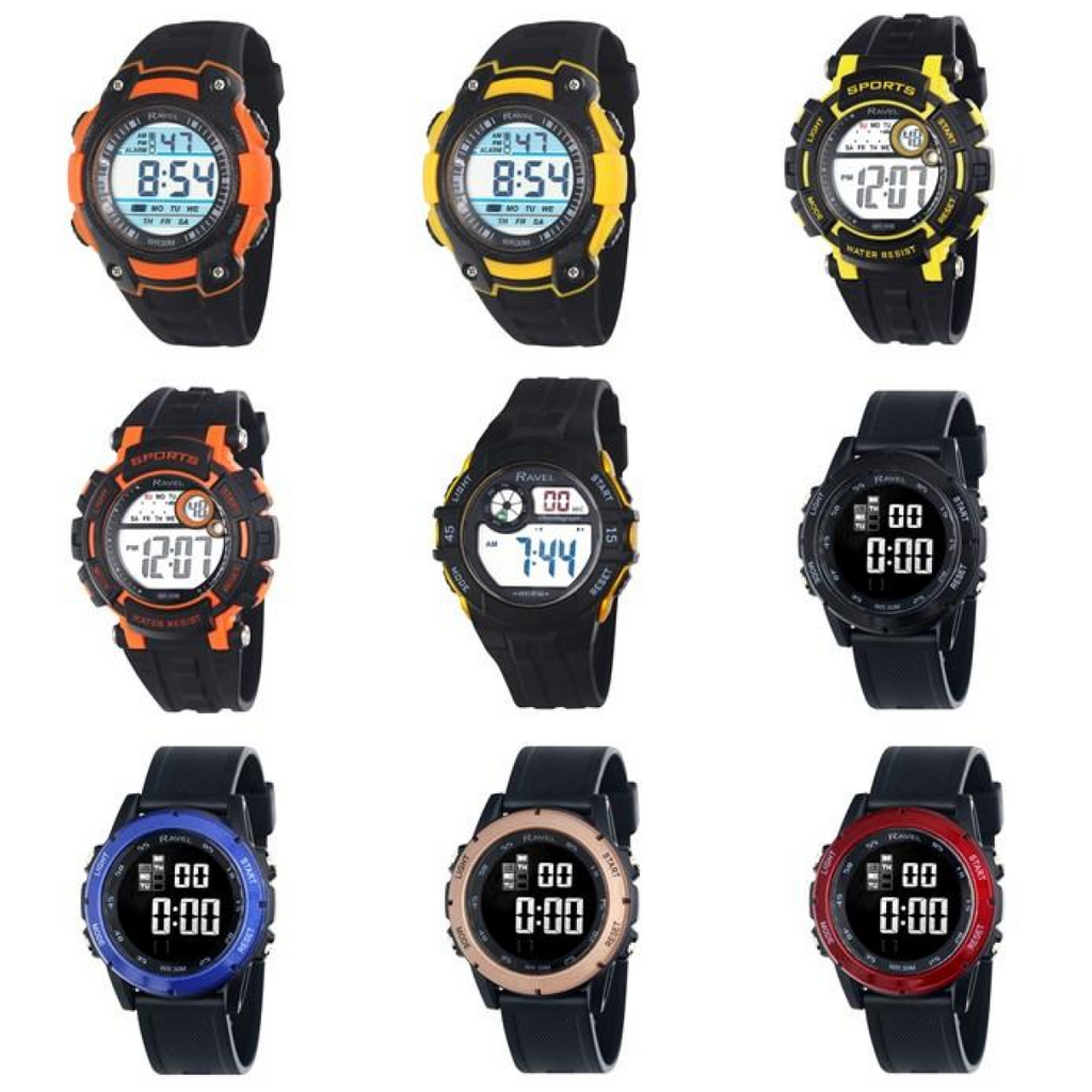 Ravel Men's 3ATM Digital Sports Watch RDG.14