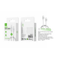 Woox MX0027 Type C to Type C Braided Data Cable, 60W, 3.3ft 1m, White