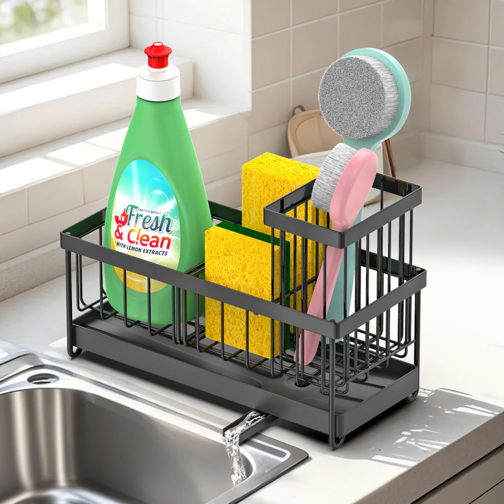 Vinsani Black Sink Sponge Holder