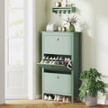Three drawer shoe cabinet